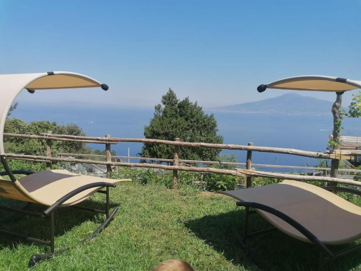 Вилла La Badia Montechiaro - Breathtaking View Of Sorrento Coast Вико-Экуенсе Экстерьер фото