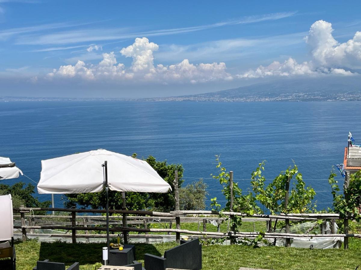 Вилла La Badia Montechiaro - Breathtaking View Of Sorrento Coast Вико-Экуенсе Экстерьер фото